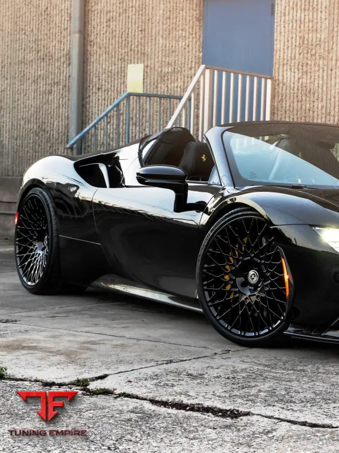 FERRARI SF90 ON CUSTOM FORGED HRE WHEELS