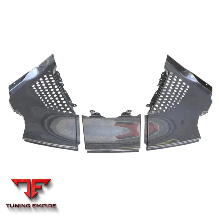 FERRARI SF90 SPIDER CARBON FIBER REAR TRUNK GRILL ENGINE COVER ENGINE HEAT RADIATION GRID