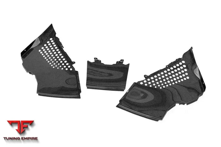 FERRARI SF90 STRADALE OE STYLE AUTOCLAVE CARBON FIBER ENGINE COOLING MESH BSD