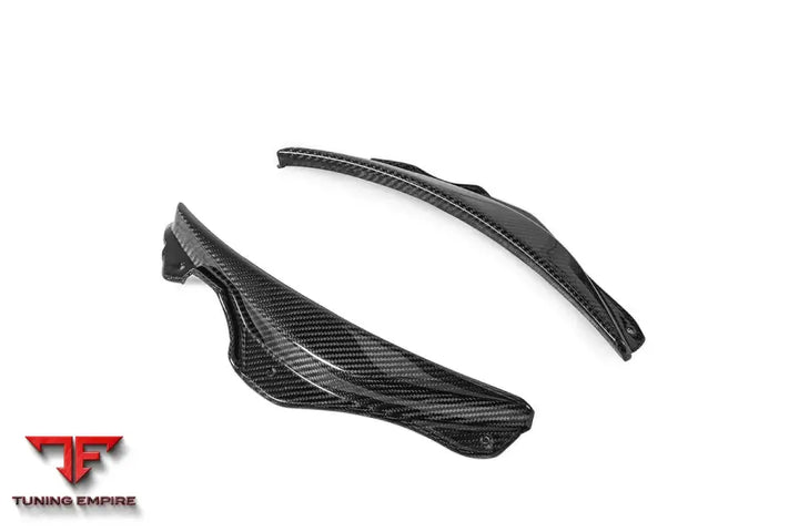 FERRARI SF90 STRADALE OE STYLE AUTOCLAVE CARBON FIBER FRONT BUMPER SIDE AIR VENTS BSD