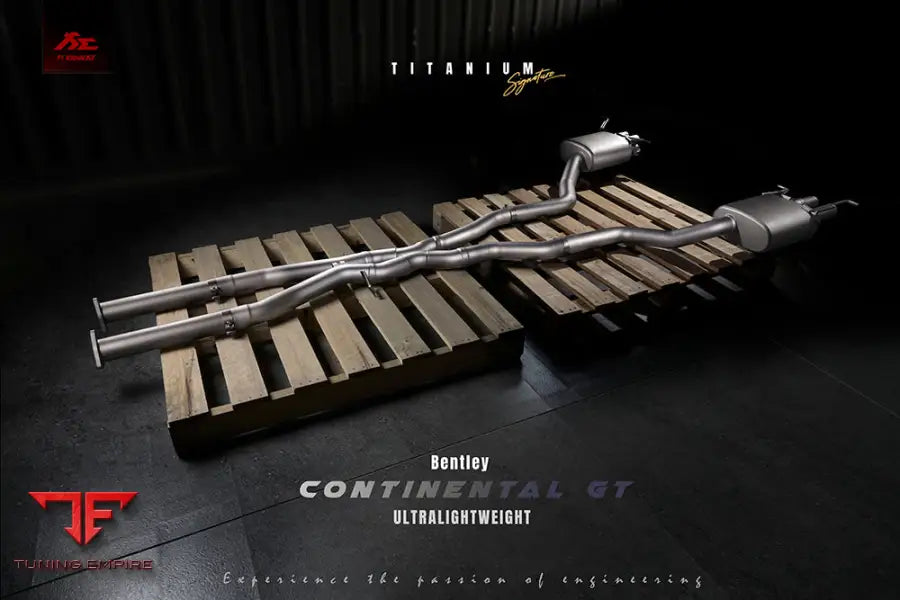 FI EXHAUST BENTLEY CONTINENTAL GT TITANIUM EXHAUST SYSTEM