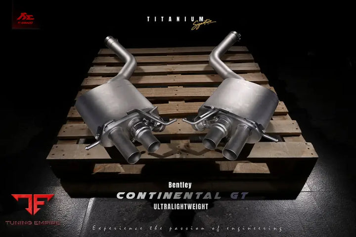 FI EXHAUST BENTLEY CONTINENTAL GT TITANIUM EXHAUST SYSTEM