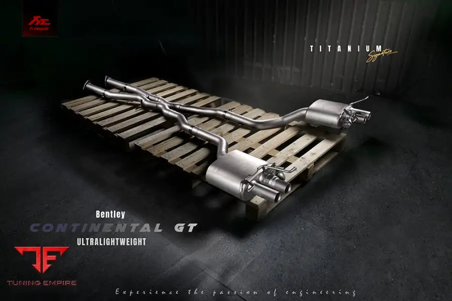 FI EXHAUST BENTLEY CONTINENTAL GT TITANIUM EXHAUST SYSTEM