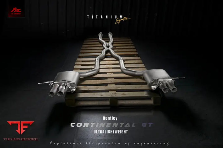 FI EXHAUST BENTLEY CONTINENTAL GT TITANIUM EXHAUST SYSTEM