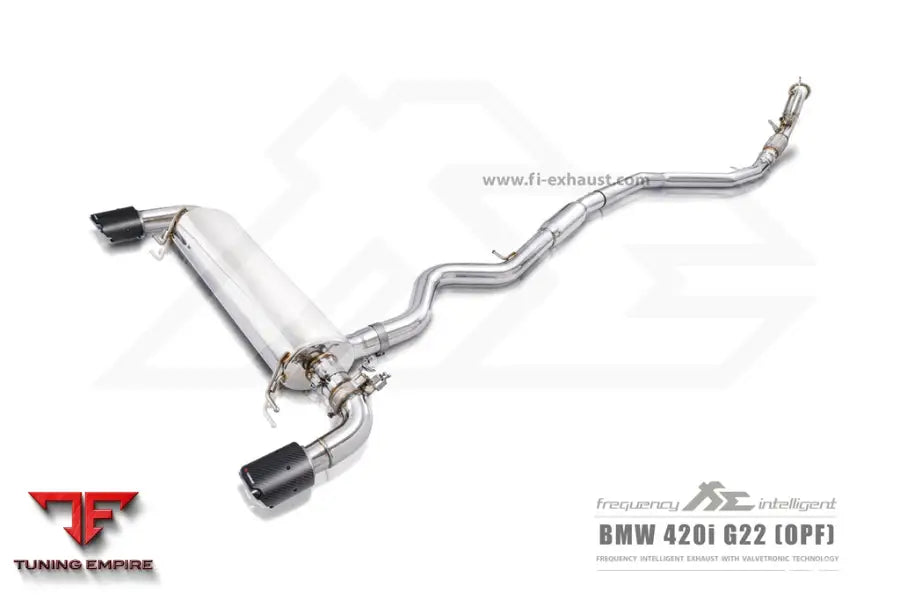 FI EXHAUST BMW G22/G23 420I B48 OPF / NON-OPF EXHAUST SYSTEM