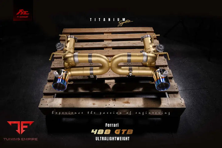 FI EXHAUST FERRARI 488 GTB / SPIDER TITANIUM EXHAUST SYSTEM