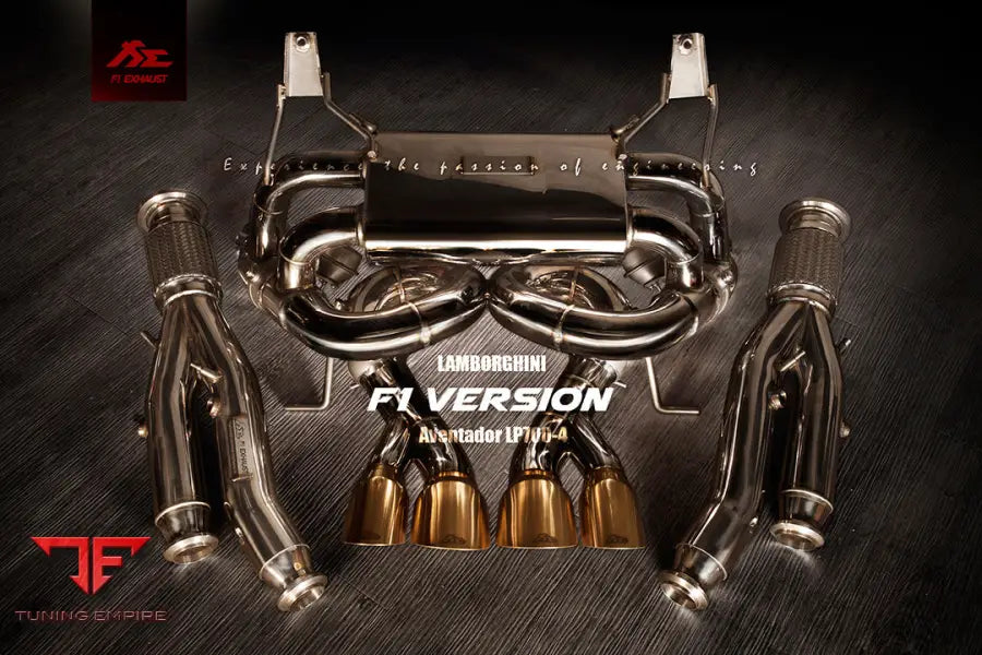 FI EXHAUST LAMBORGHINI AVENTADOR LP700-4 F1 HIGH PITCH VERSION EXHAUST SYSTEM