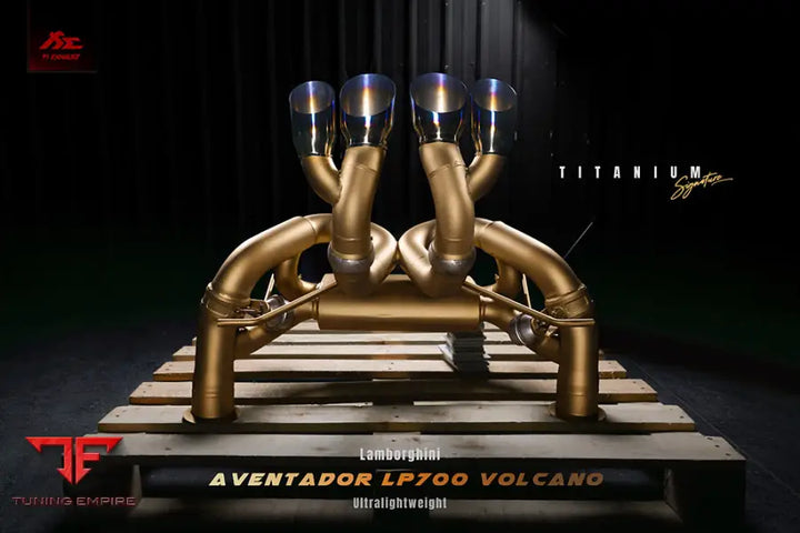 FI EXHAUST LAMBORGHINI AVENTADOR LP700-4 VOLCANO FIRETADOR VERSION TITANIUM EXHAUST SYSTEM