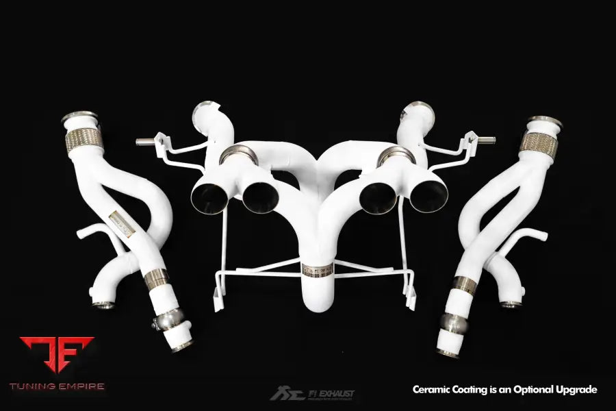 FI EXHAUST LAMBORGHINI REVUELTO NON-VALVE EXHAUST CEL-FREE PACKAGE ULTRA EDITION NON-VALVE EXHAUST SYSTEM