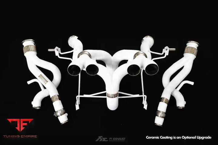 FI EXHAUST LAMBORGHINI REVUELTO NON-VALVE EXHAUST CEL-FREE PACKAGE ULTRA EDITION NON-VALVE EXHAUST SYSTEM