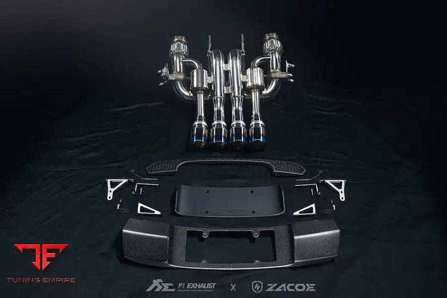 FI EXHAUST MCLAREN 720S CENTER QUAD EXHAUST CONVERSION KIT EXHAUST SYSTEM