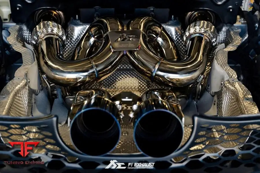 McLaren 750S Fi Exhaust valved system