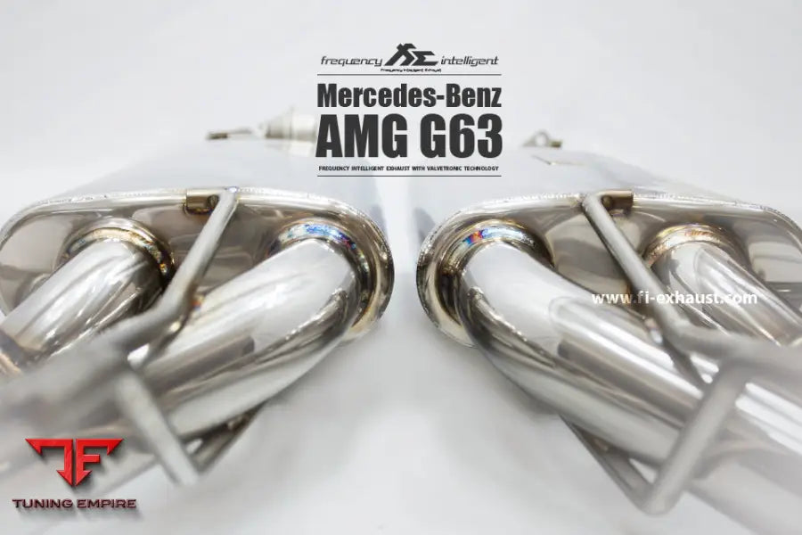 FI EXHAUST MERCEDES-BENZ AMG W463 AMG G63 EXHAUST QUAD TIPS EXHAUST SYSTEM