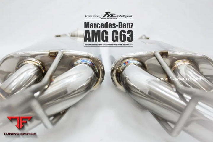 FI EXHAUST MERCEDES-BENZ AMG W463 AMG G63 EXHAUST QUAD TIPS EXHAUST SYSTEM