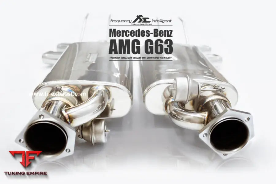 FI EXHAUST MERCEDES-BENZ AMG W463 AMG G63 EXHAUST QUAD TIPS EXHAUST SYSTEM