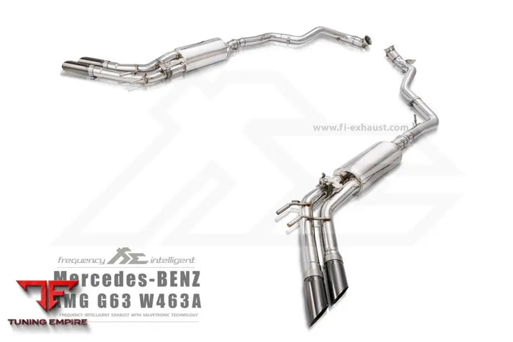 FI EXHAUST MERCEDES-BENZ AMG W463A G63 EXHAUST QUAD TIPS OPF/NON-OPF EXHAUST SYSTEM