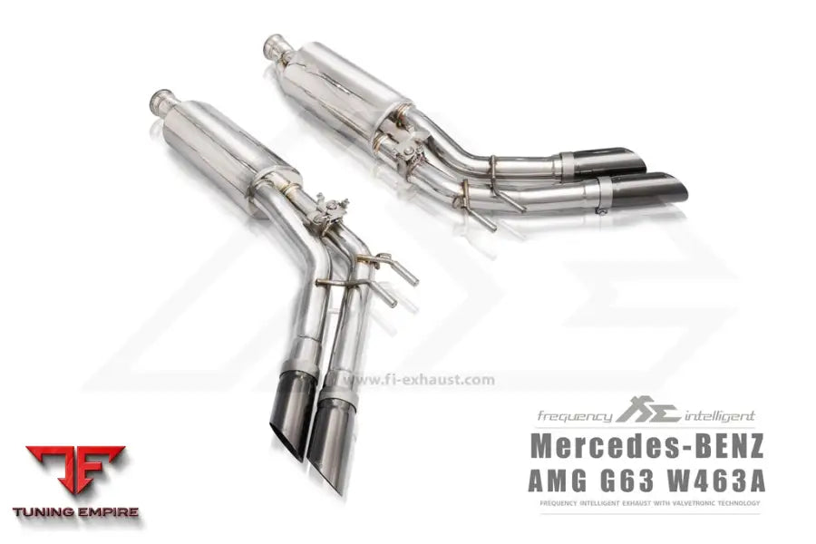 FI EXHAUST MERCEDES-BENZ AMG W463A G63 EXHAUST QUAD TIPS OPF/NON-OPF EXHAUST SYSTEM