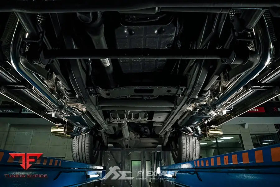 FI EXHAUST MERCEDES-BENZ W463 G550 / 4X4 ULTIMATE DOUBLE QUAD TIPS EXHAUST SYSTEM