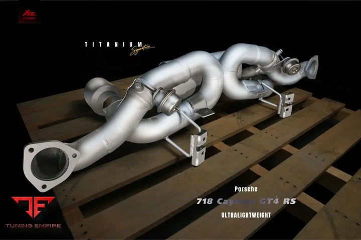 FI EXHAUST PORSCHE 718 CAYMAN GT4 RS TITANIUM EXHAUST OPF EXHAUST SYSTEM