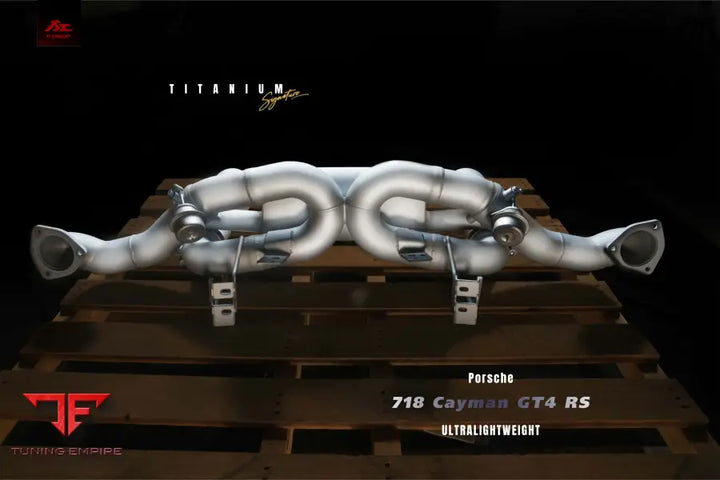 FI EXHAUST PORSCHE 718 CAYMAN GT4 RS TITANIUM EXHAUST OPF EXHAUST SYSTEM