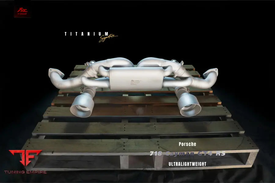 FI EXHAUST PORSCHE 718 CAYMAN GT4 RS TITANIUM EXHAUST OPF EXHAUST SYSTEM