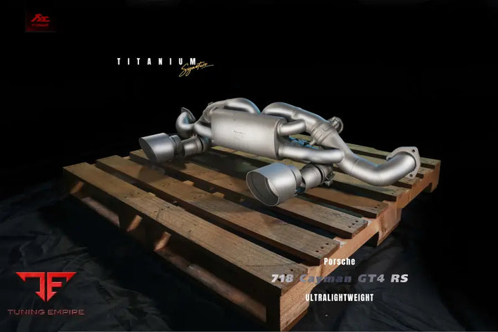FI EXHAUST PORSCHE 718 CAYMAN GT4 RS TITANIUM EXHAUST OPF EXHAUST SYSTEM