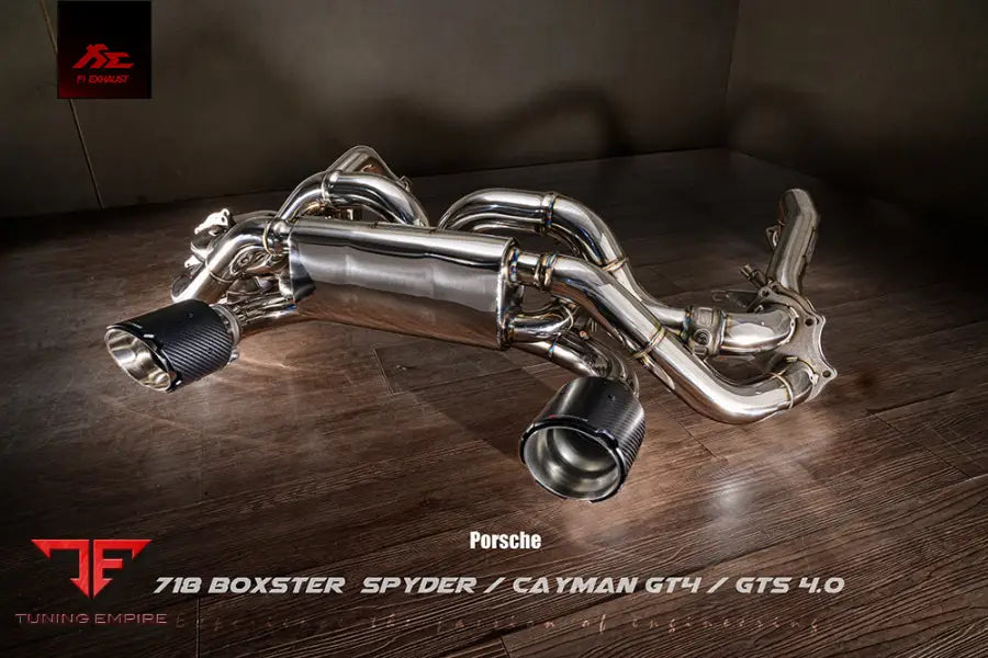 FI EXHAUST PORSCHE 718 CAYMAN GT4 / SPYDER EXHAUST OPF / NON-OPF VALVETRONIC EXHAUST