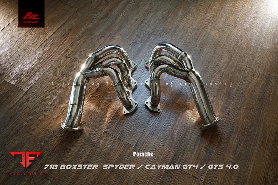 FI EXHAUST PORSCHE 718 CAYMAN GT4 / SPYDER EXHAUST OPF / NON-OPF VALVETRONIC EXHAUST