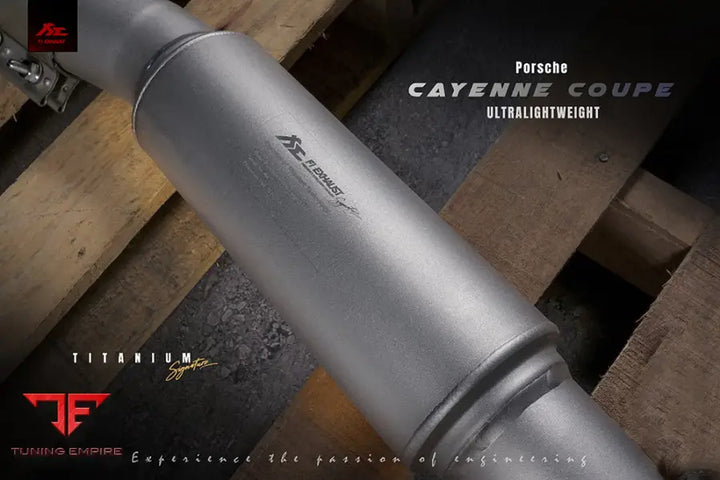 FI EXHAUST PORSCHE 9Y0 CAYENNE 3.0T / COUPE TITANIUM EXHAUST OPF/NON-OPF EXHAUST SYSTEM