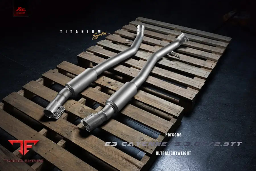 FI EXHAUST PORSCHE 9Y0 CAYENNE S / COUPE S 2.9TT TITANIUM EXHAUST OPF / NON-OPF EXHAUST SYSTEM