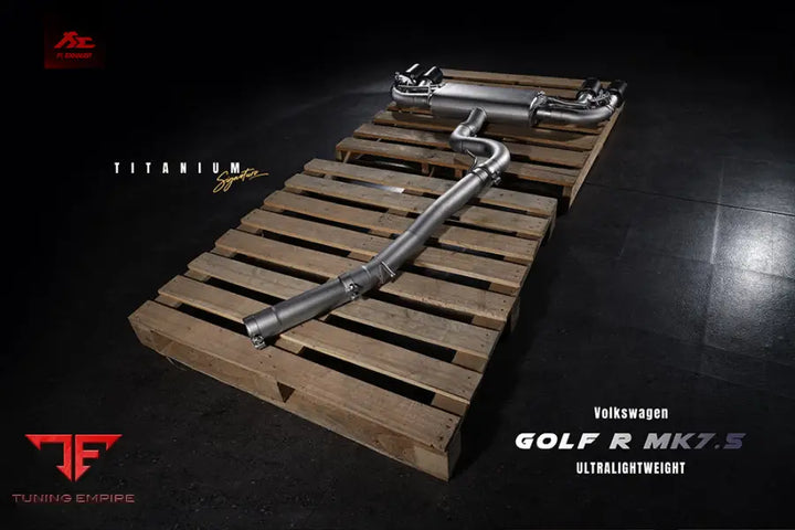 FI EXHAUST VOLKSWAGEN GOLF R MK7.5 TITANIUM EXHAUST SYSTEM