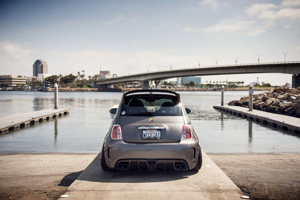 FIAT 500 ABARTH on custom forged wheels