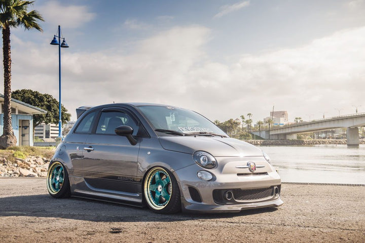FIAT 500 ABARTH on custom forged wheels