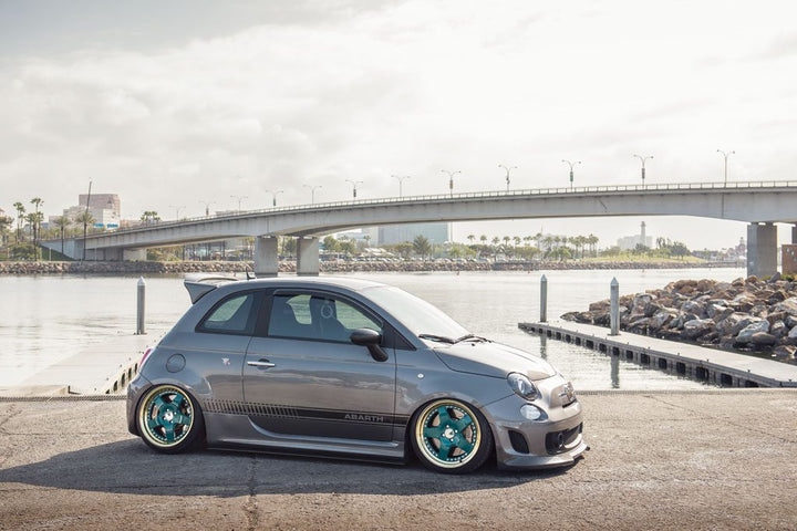 FIAT 500 ABARTH on custom forged wheels