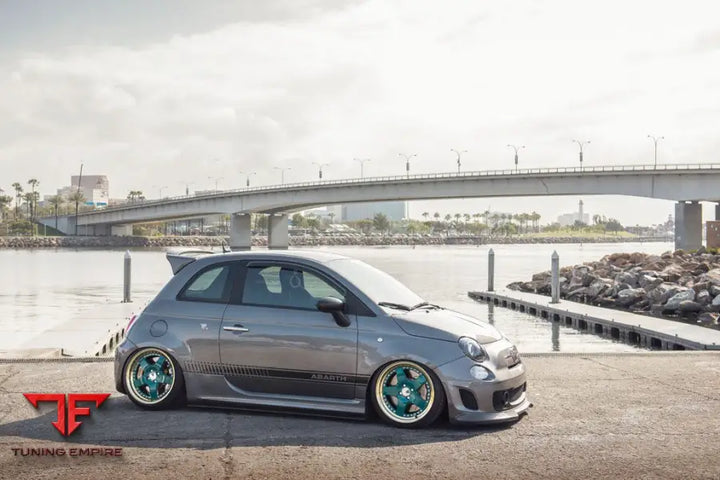 FIAT 500 ABARTH on custom forged wheels