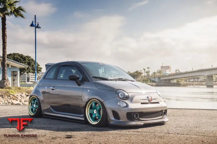 FIAT 500 ABARTH on custom forged wheels