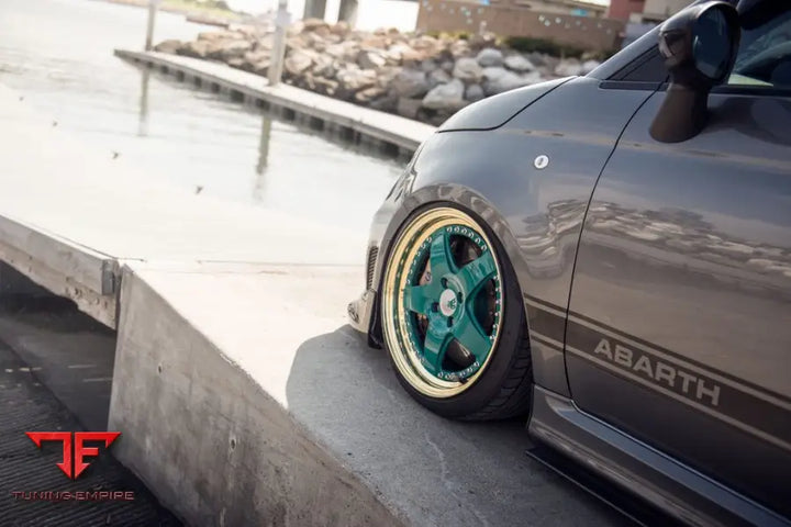 FIAT 500 ABARTH on custom forged wheels