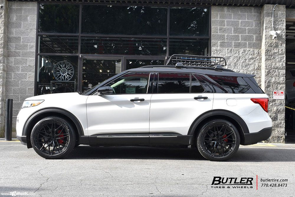 FORD EXPLORER on custom forged wheels