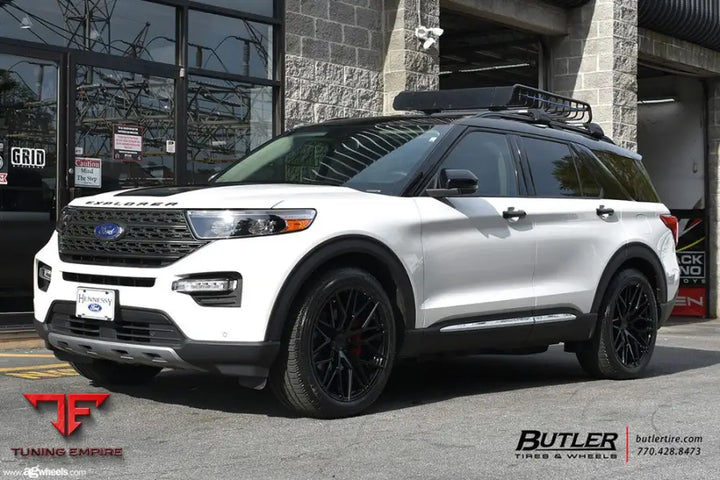 FORD EXPLORER on custom forged wheels