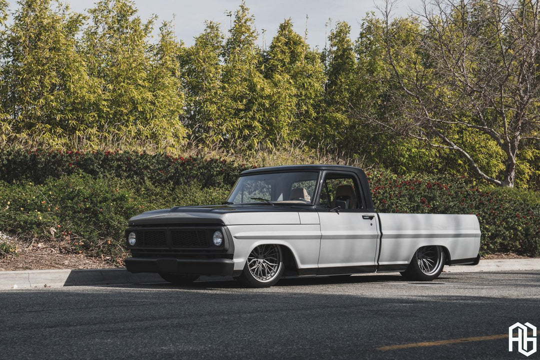 Ford F-100 on custom forged wheels