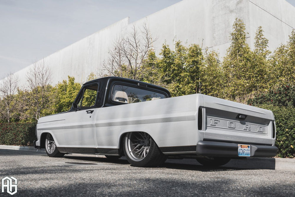 Ford F-100 on custom forged wheels