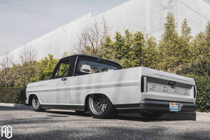 Ford F-100 on custom forged wheels