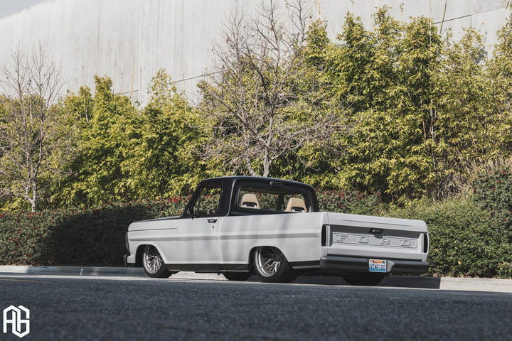 Ford F-100 on custom forged wheels