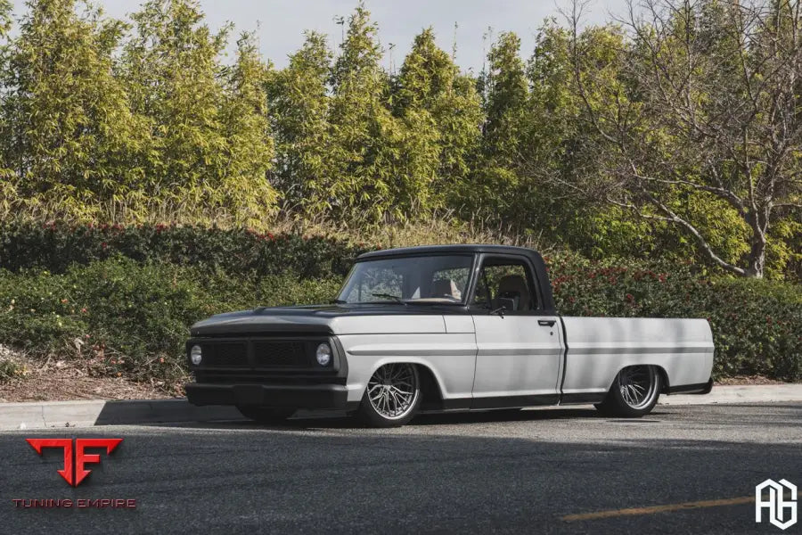 Ford F-100 on custom forged wheels
