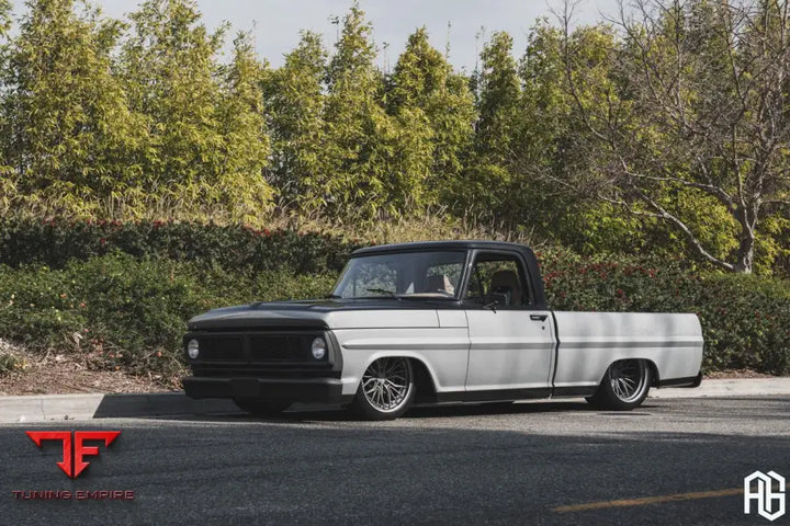 Ford F-100 on custom forged wheels