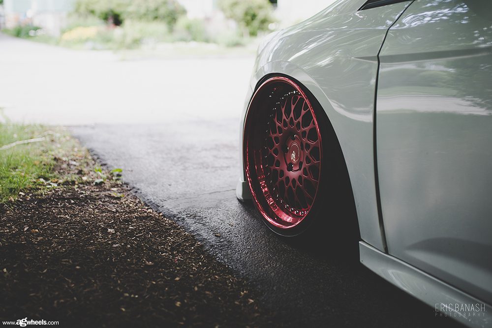 FORD FOCUS ST on custom forged wheels