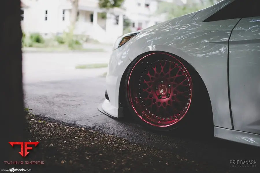 FORD FOCUS ST on custom forged wheels