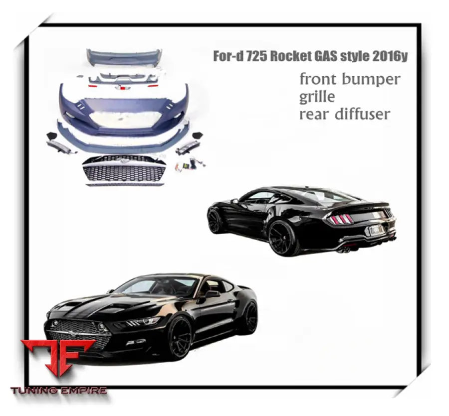FORD MUSTANG 725 ROCKET GAS STYLE BODY KIT 2016Y