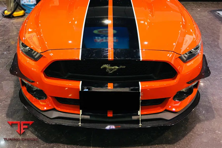 FORD MUSTANG AR STYLE CARBON FIBER FRONT LIP UNDERBOARD BSD