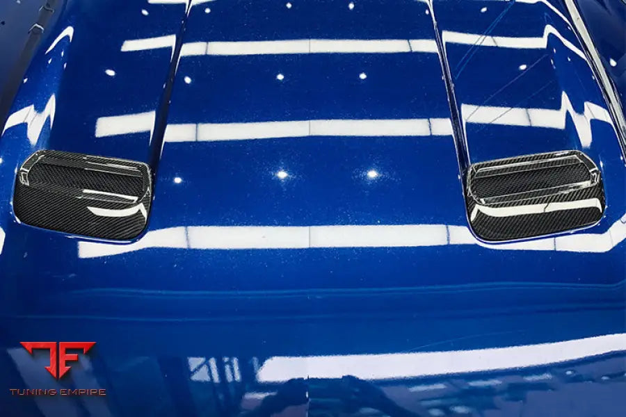 FORD MUSTANG CARBON FIBER HOOD VENTS BSD